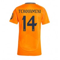 Real Madrid Aurelien Tchouameni #14 Bortatröja Kvinnor 2024-25 Korta ärmar